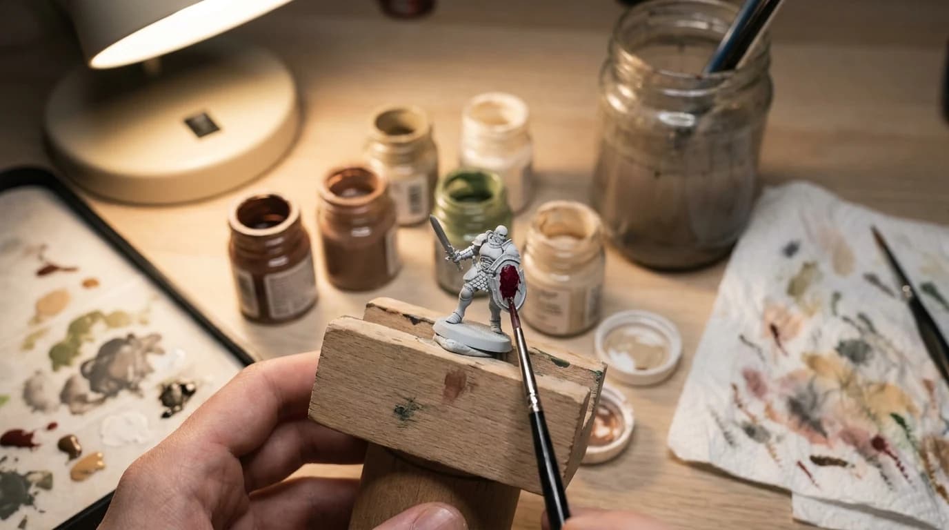 How to Paint Miniatures for Beginners: Your First Model — illustration