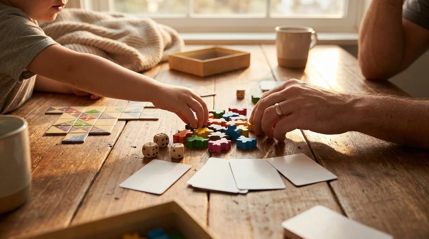 How to Pick a Board Game by Your Kid's Age — illustration
