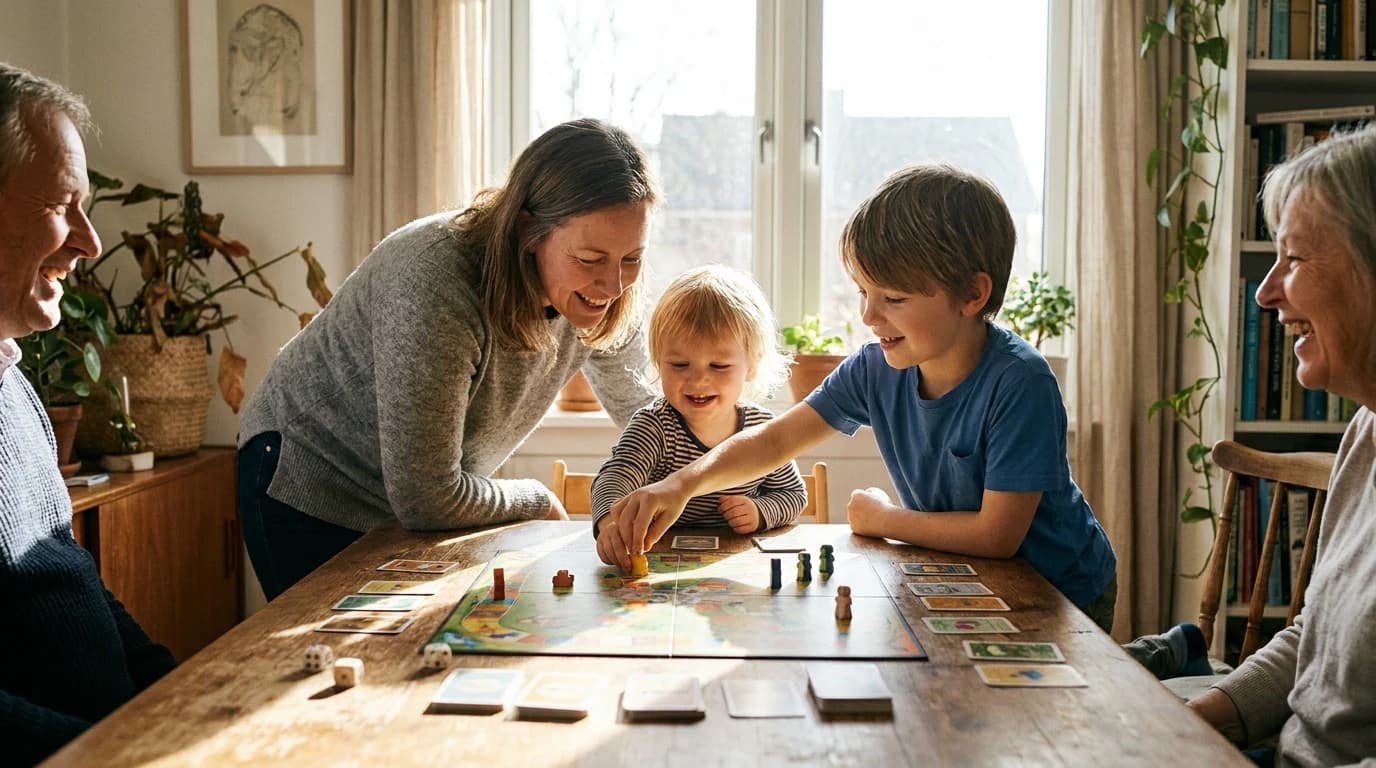 How to Play Board Games With Mixed Ages (and Have Fun) — illustration
