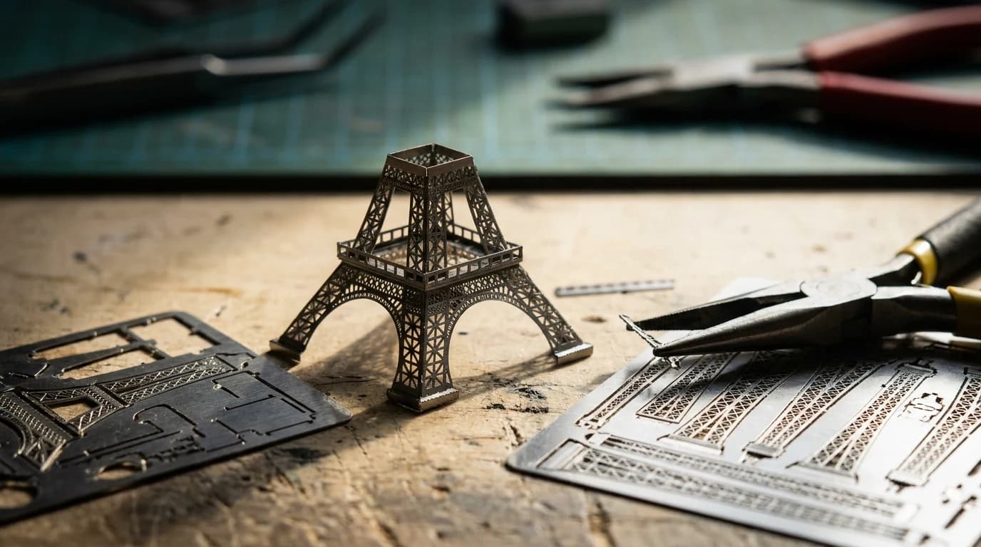 Metal Earth Difficulty, Ranked: Which Kits First-Timers Finish (and Which They Abandon) — illustration