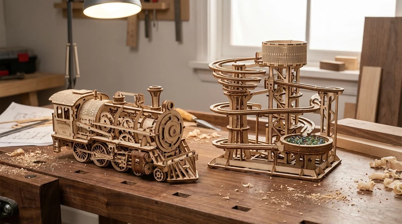 UGEARS vs ROKR: Which Wooden Mechanical Kit Brand Should You Buy?