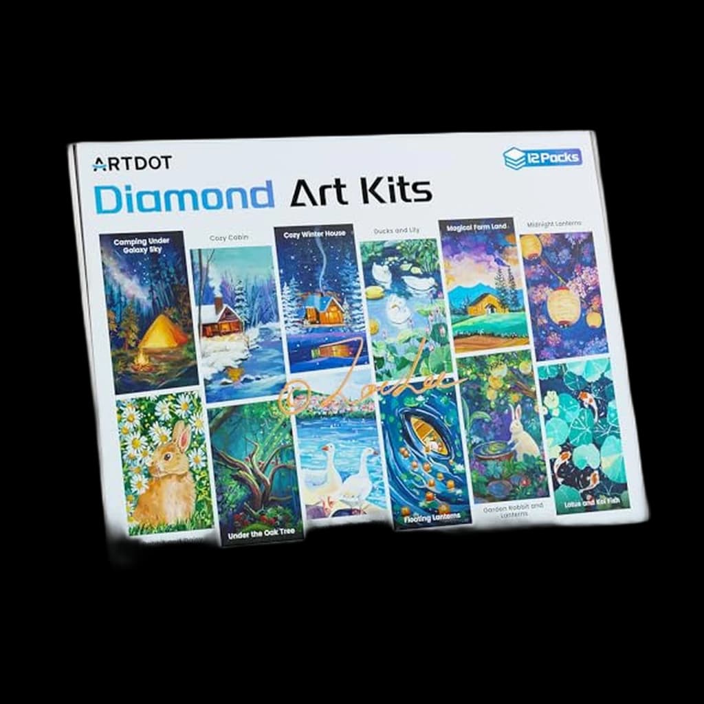 ARTDOT 12-Pack 5D Diamond Painting Kits for Adults
