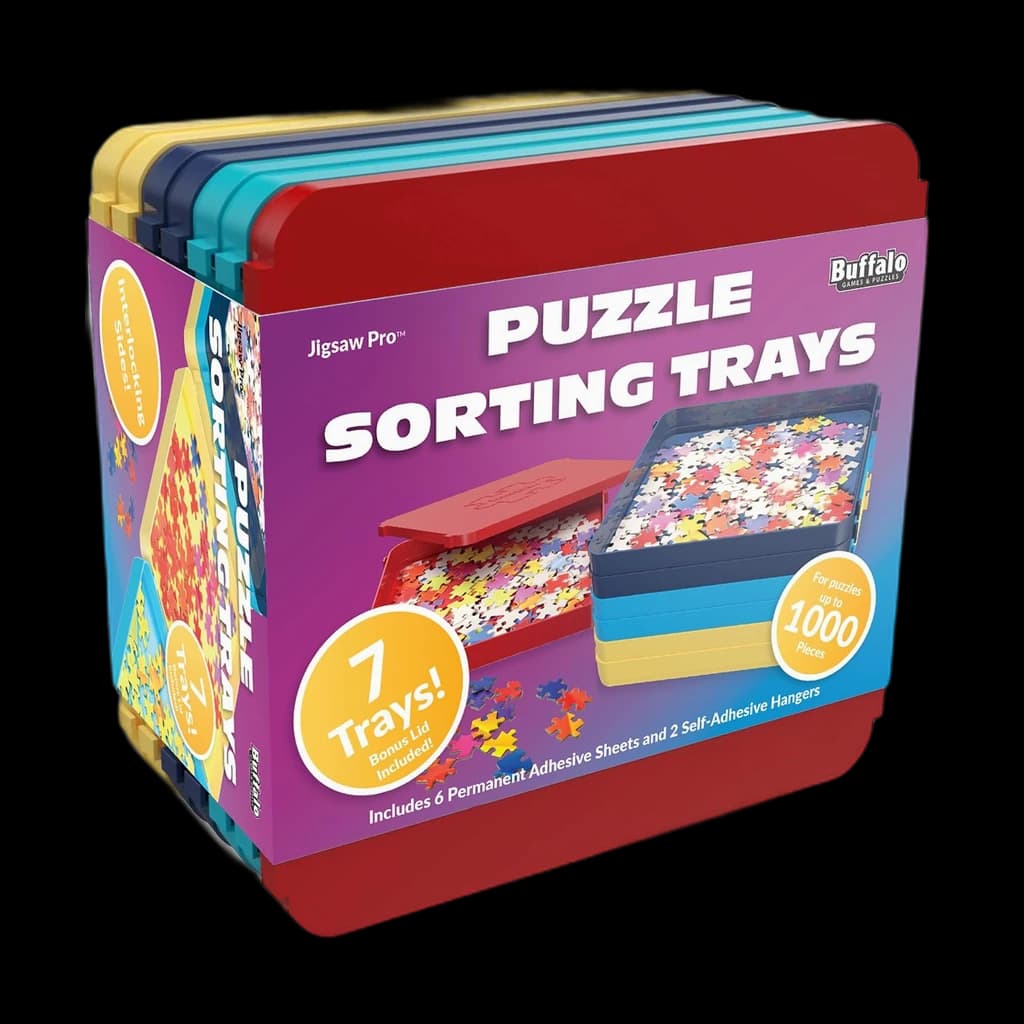 Buffalo Games Puzzle Sorting Trays (7-Piece)