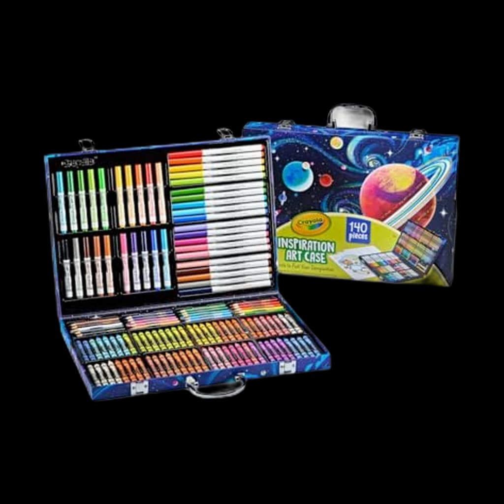 Crayola Inspiration Art Case (140 pieces, Space Theme)
