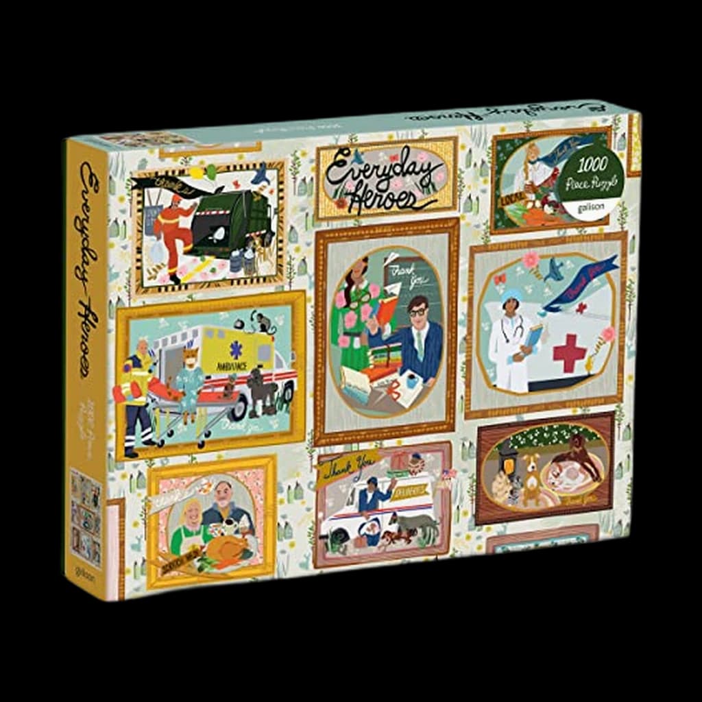 Galison Everyday Heroes 1000-Piece Puzzle