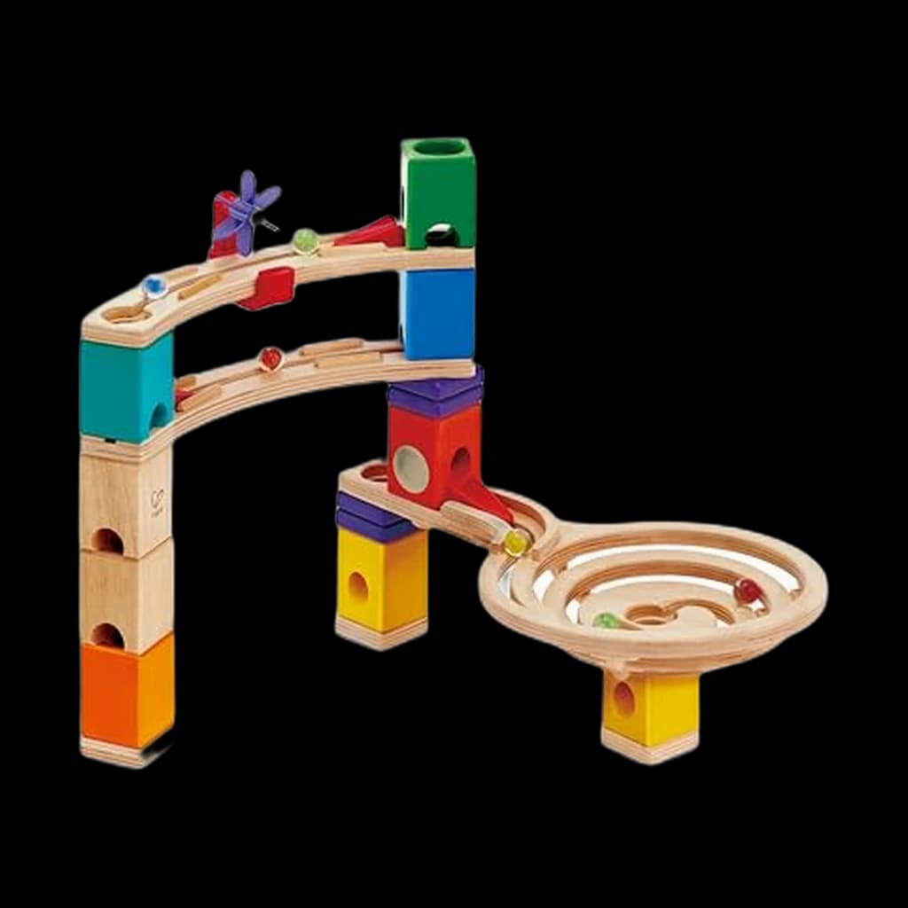 Hape Quadrilla Race to Finish Wooden Marble Run