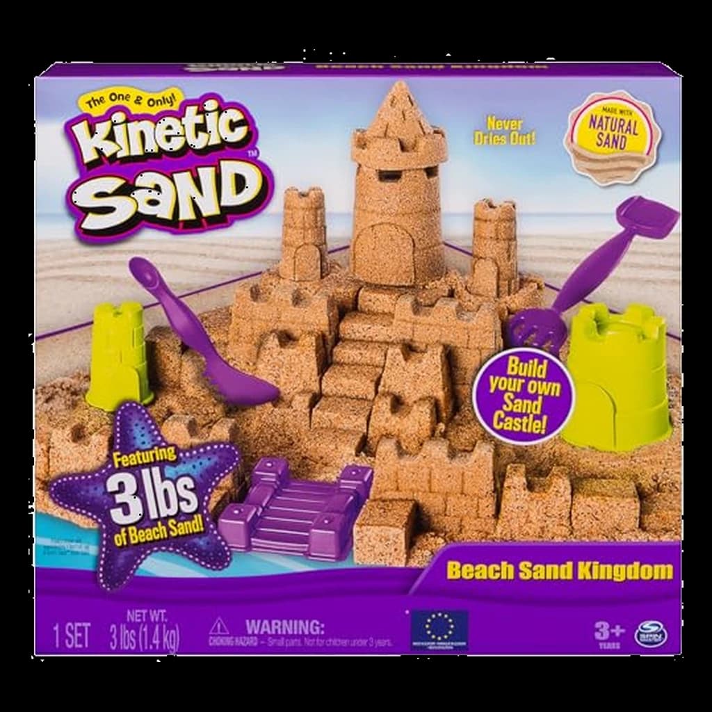 Kinetic Sand Beach Sand Kingdom Playset (3 lb)