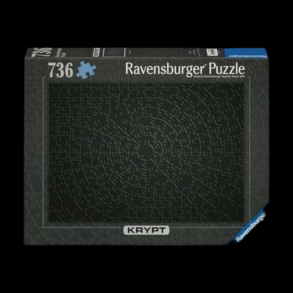 Ravensburger Krypt Puzzle (Black, 736 Pieces)
