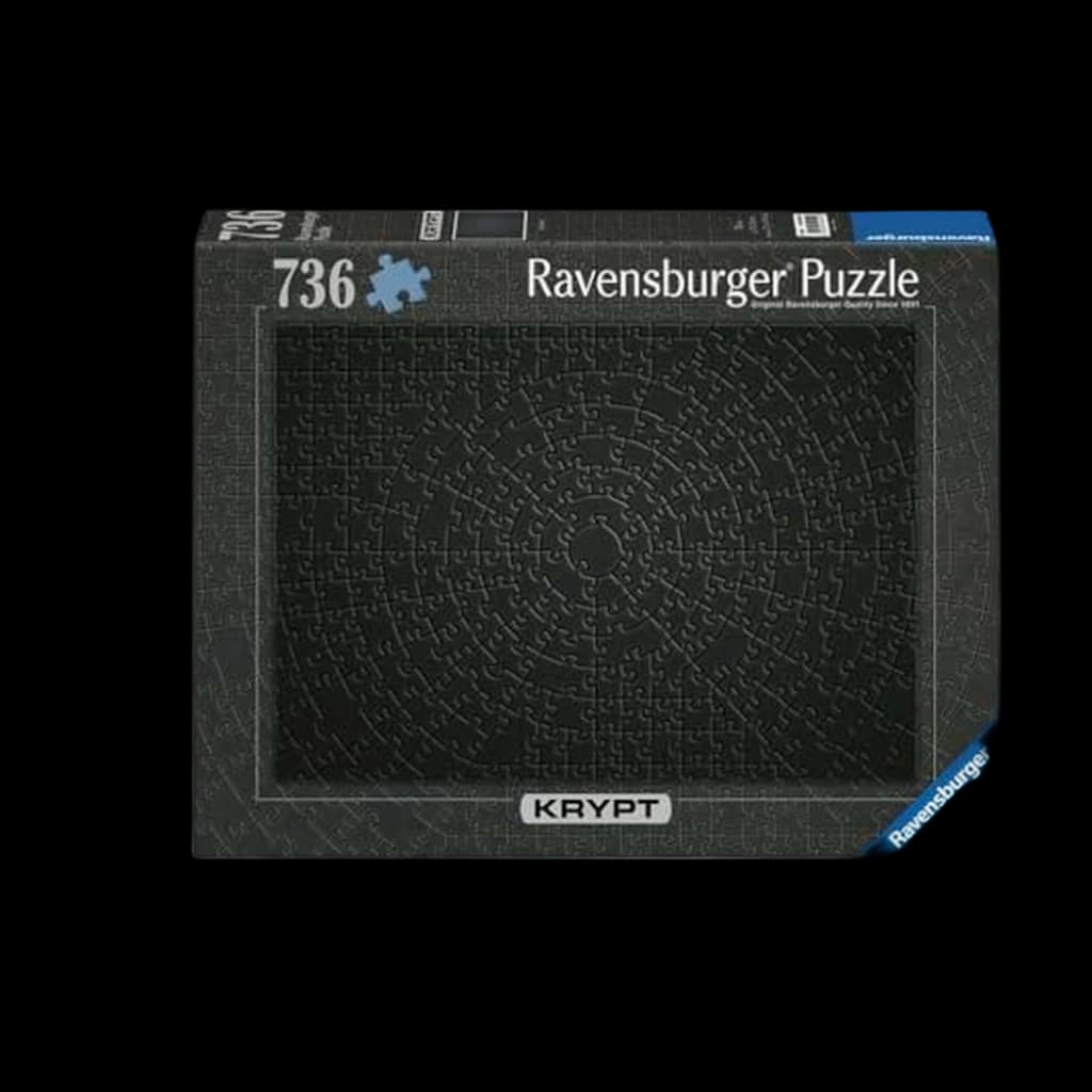 Ravensburger Krypt Puzzle (Black, 736 Pieces)