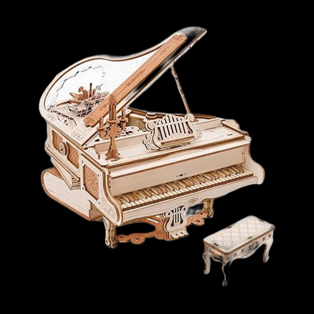 ROKR Piano Model Kit (Mechanical Music Box)