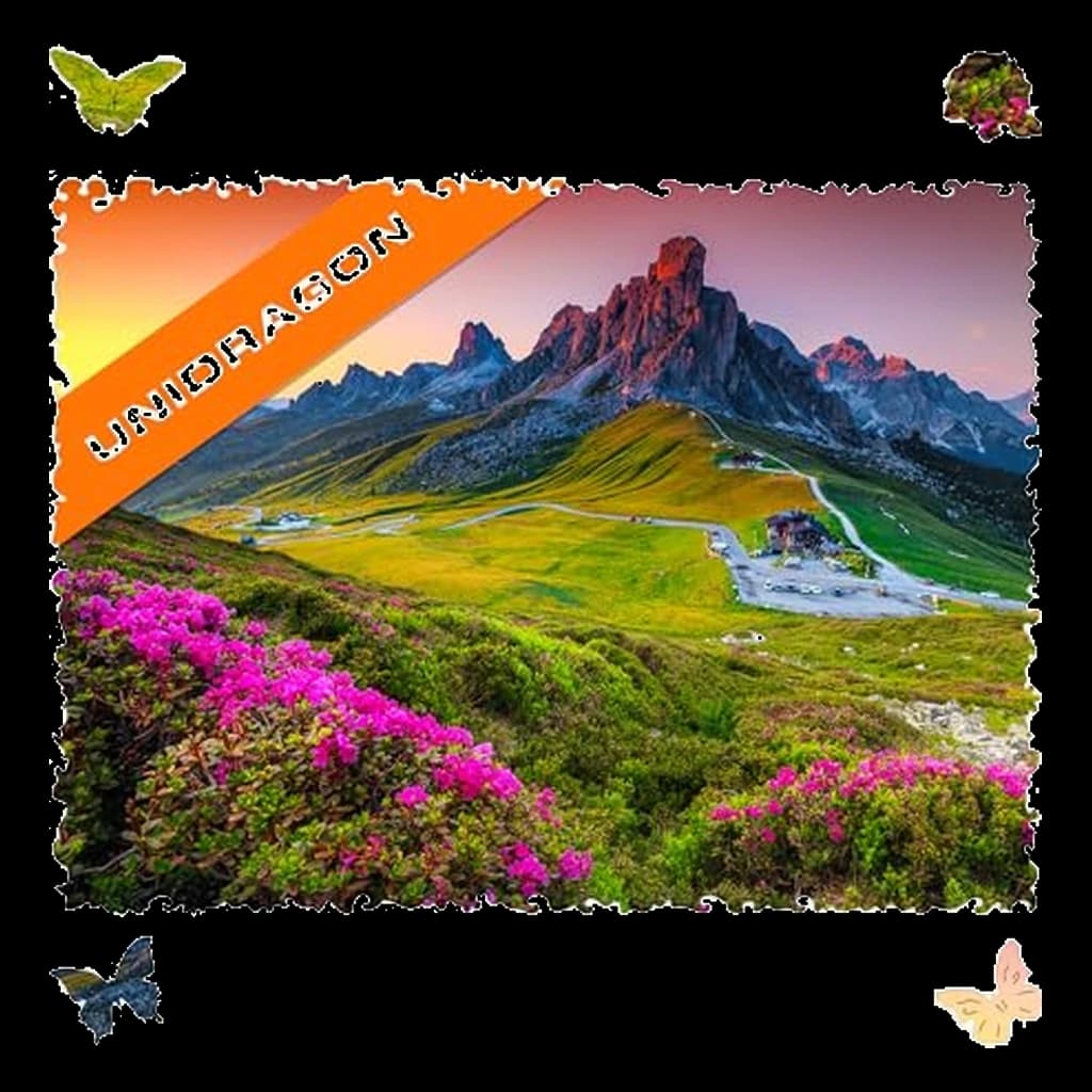Unidragon Wooden Puzzle Nature Mountain (500pc, King)