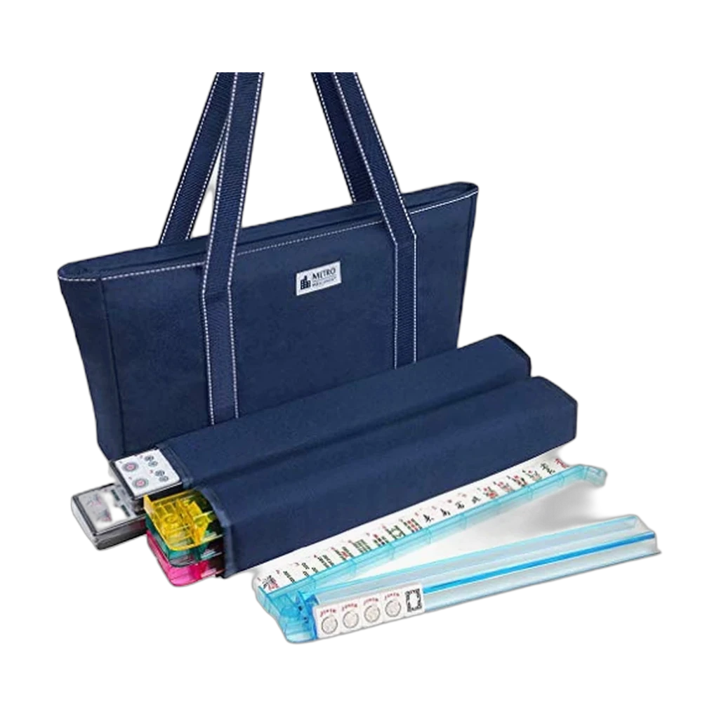 American Mah Jongg Set - 166 Tiles + 4 Racks (NMJL-spec)