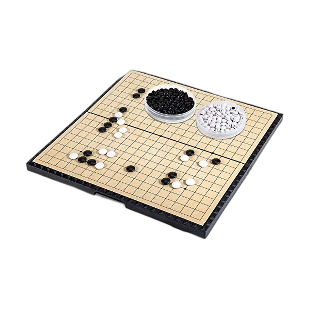 AMEROUS Magnetic Travel Go Set (19×19 Folding Board)
