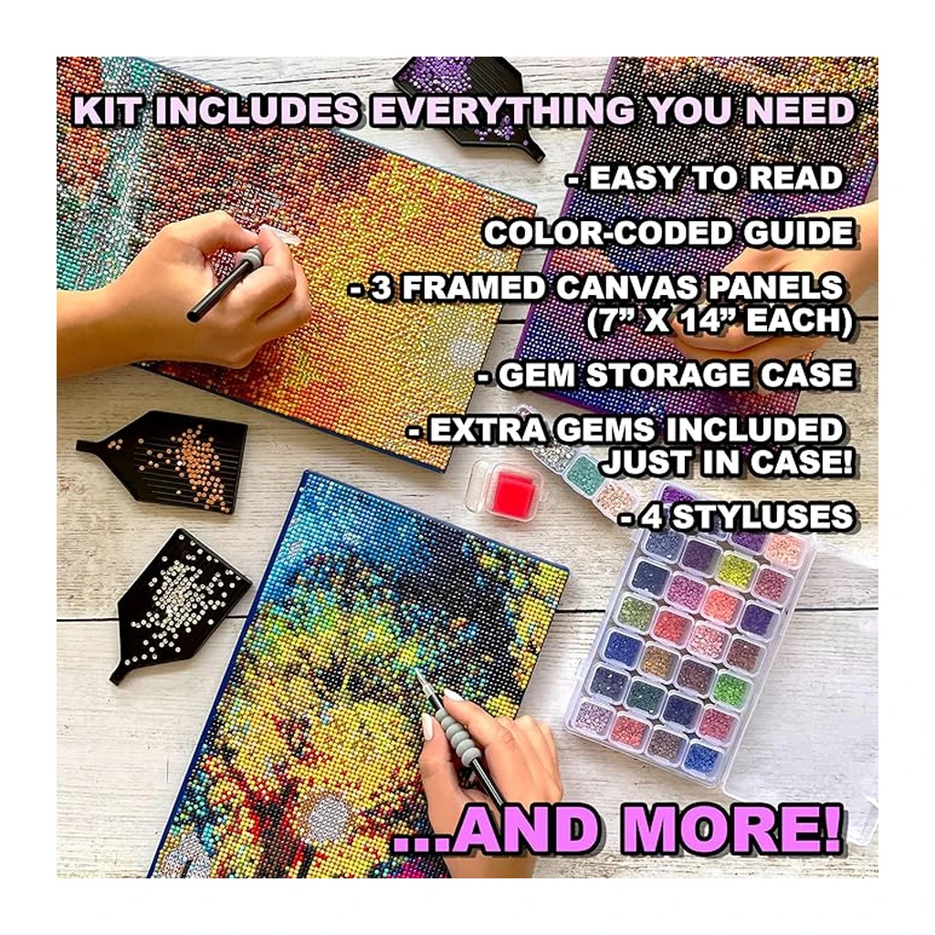 ArtSkills Framed Diamond Painting Kit