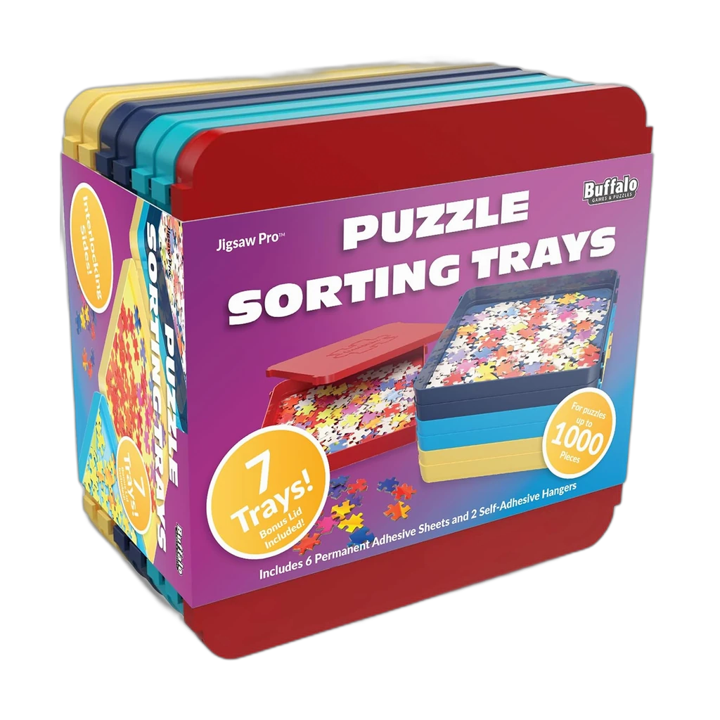 Buffalo Games Puzzle Sorting Trays (7-Piece)