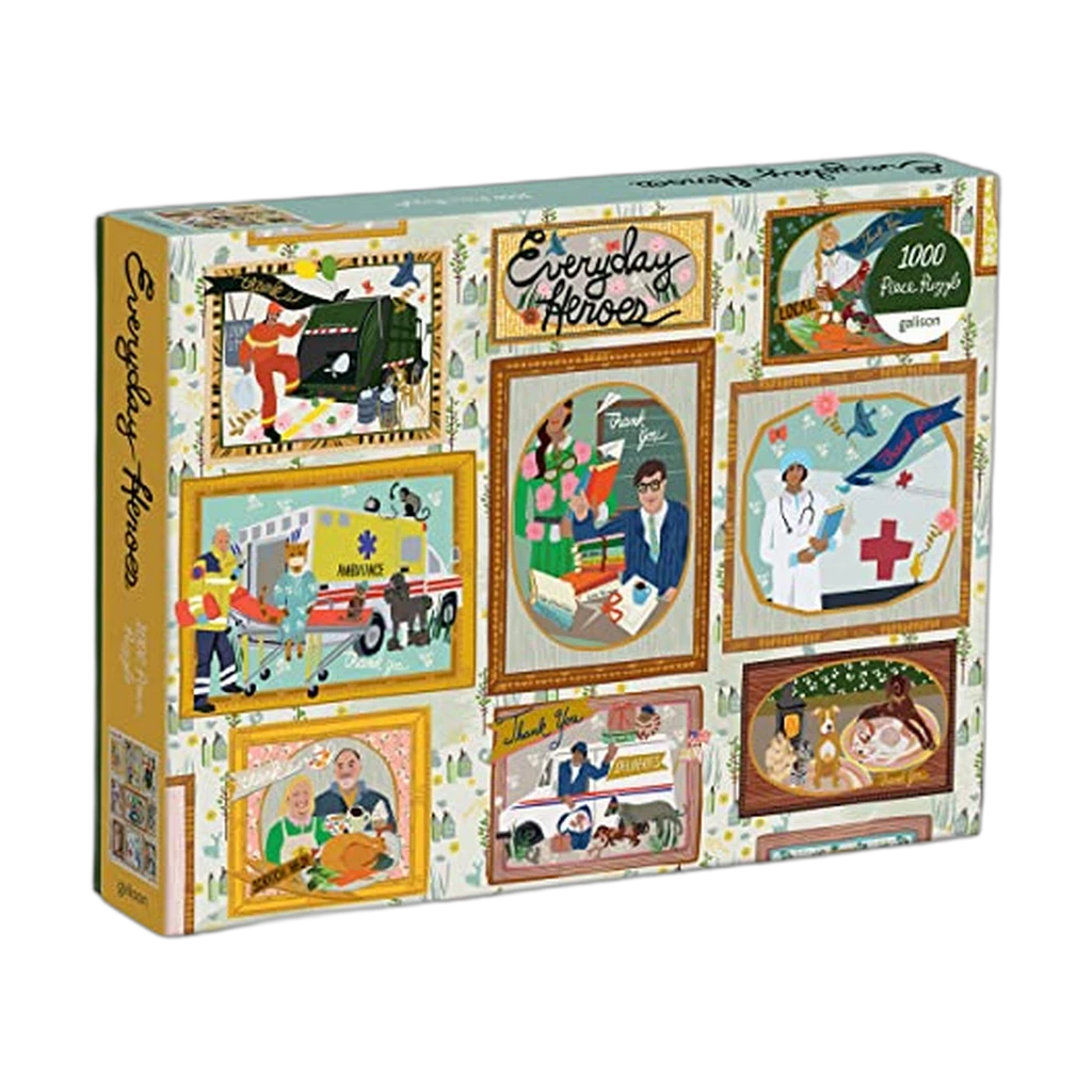 Galison Everyday Heroes 1000-Piece Puzzle
