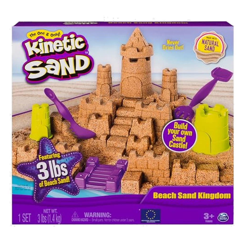 Kinetic Sand Beach Sand Kingdom Playset (3 lb)