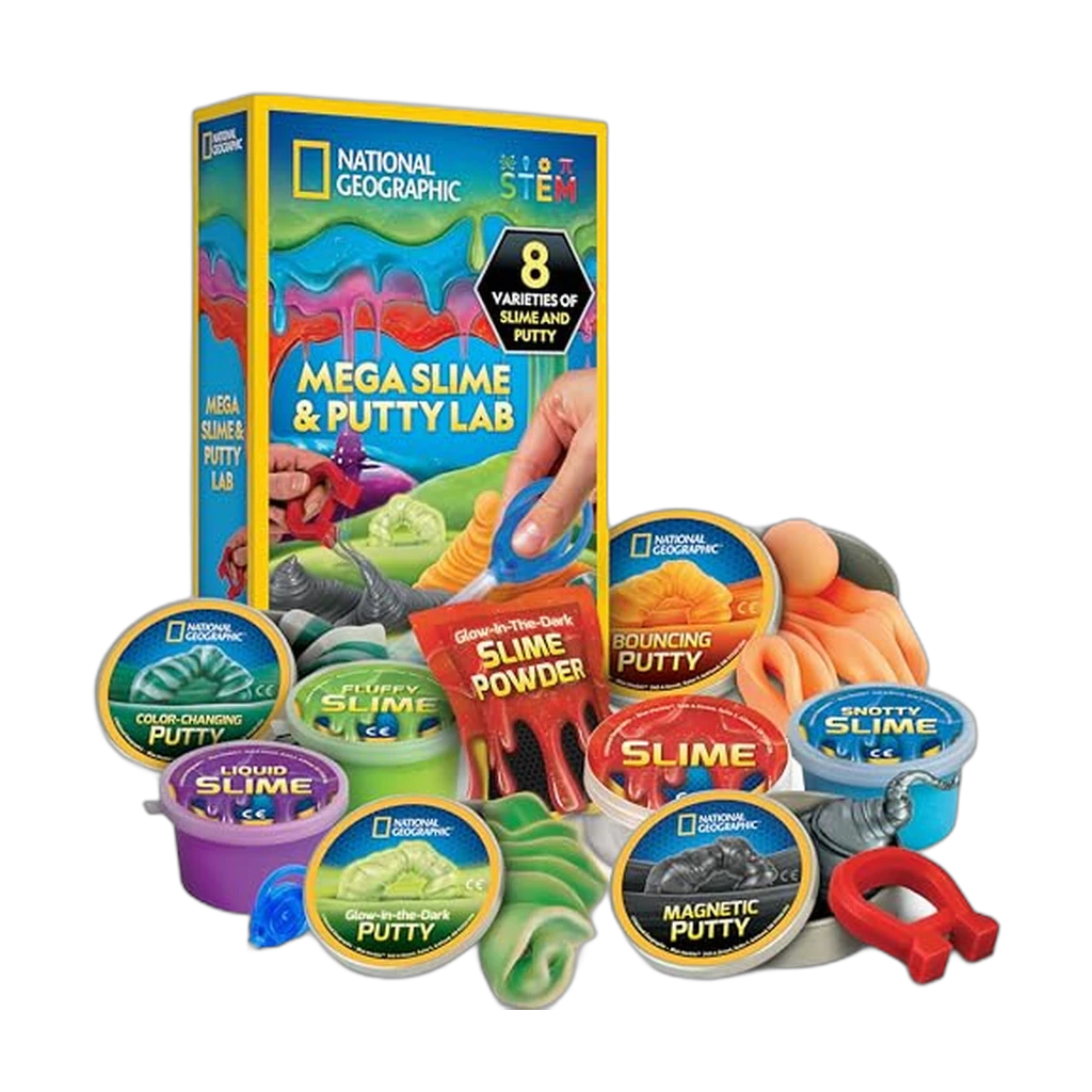 National Geographic Mega Slime Kit & Putty Lab