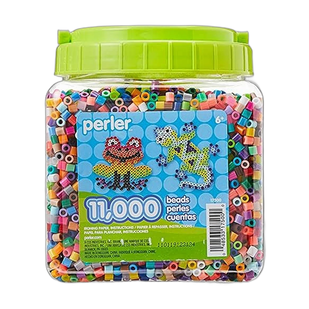Perler Beads Assorted Multicolor Fuse Beads (11,000 pcs)