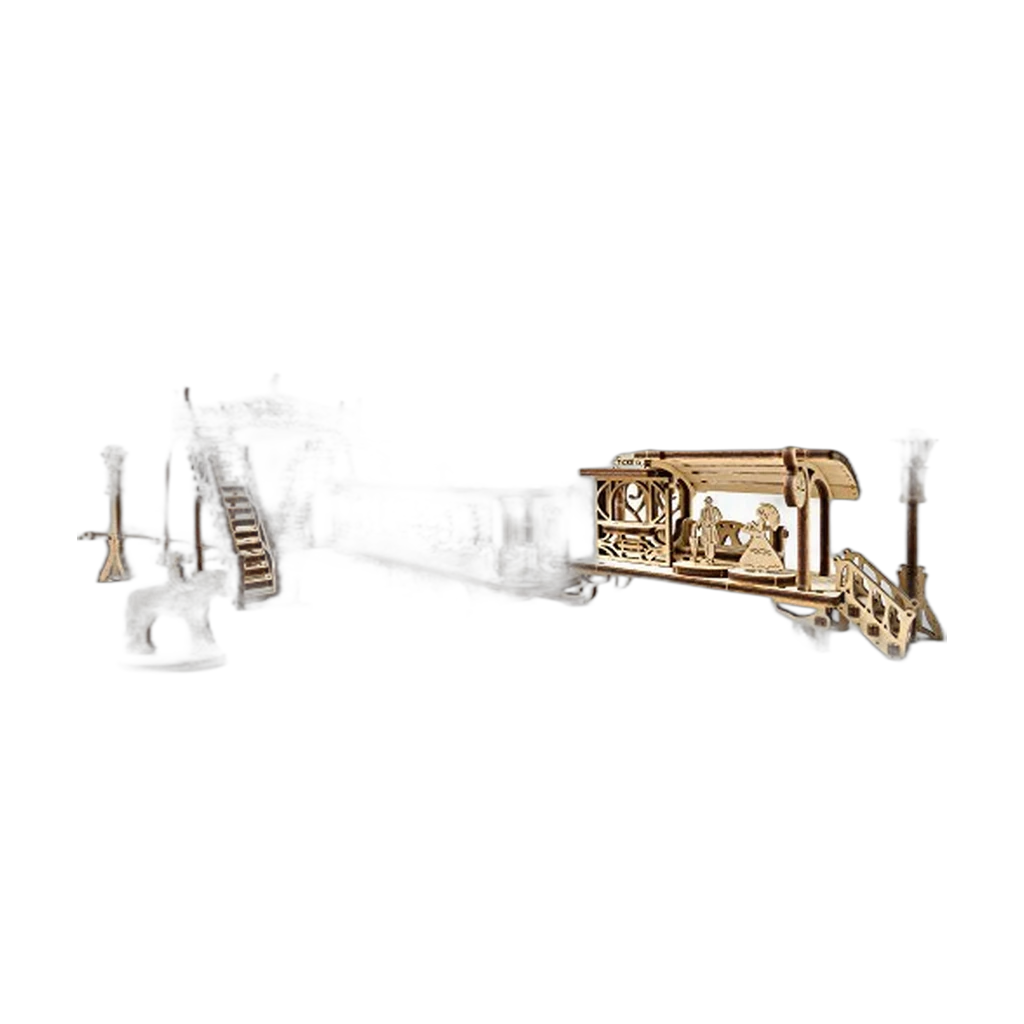 UGears Tram with Rails