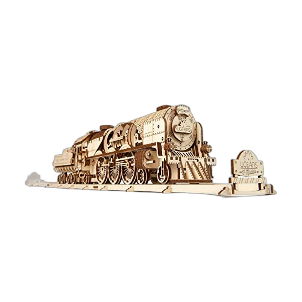 UGears V-Express Steam Train with Tender