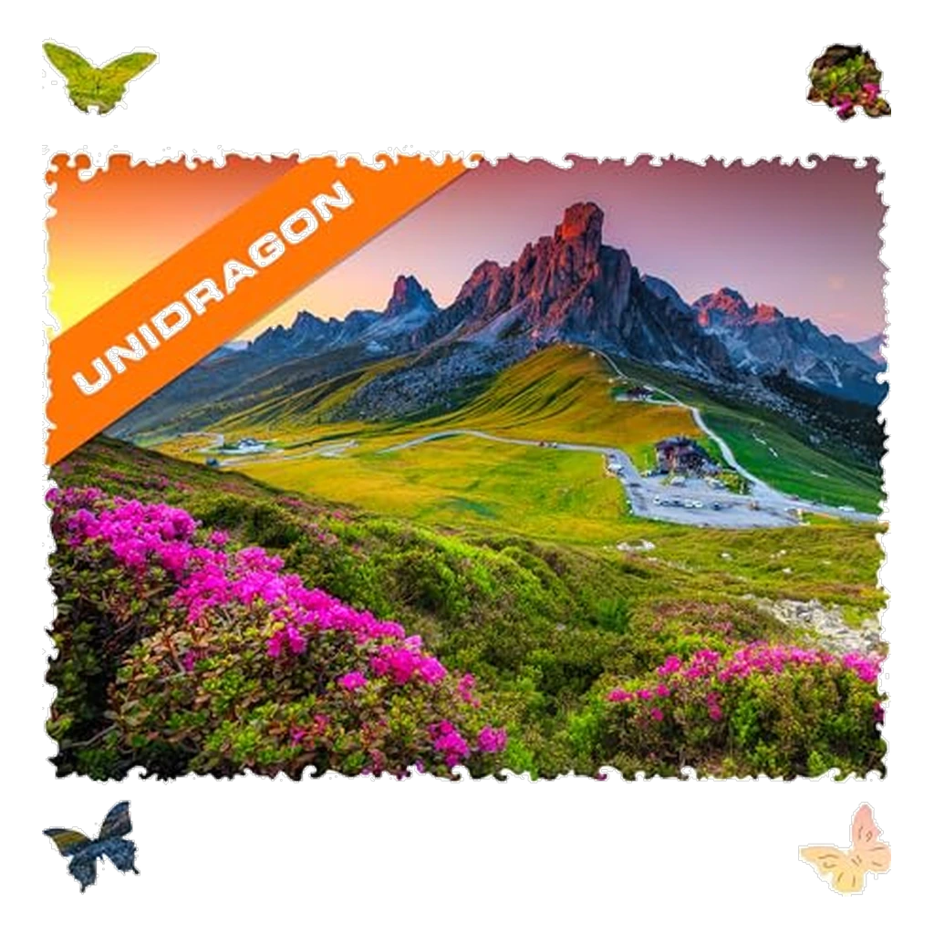 Unidragon Wooden Puzzle Nature Mountain (500pc, King)